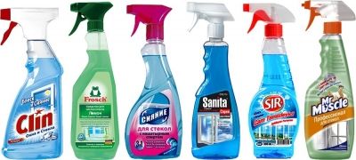 Средства для мойки стекол