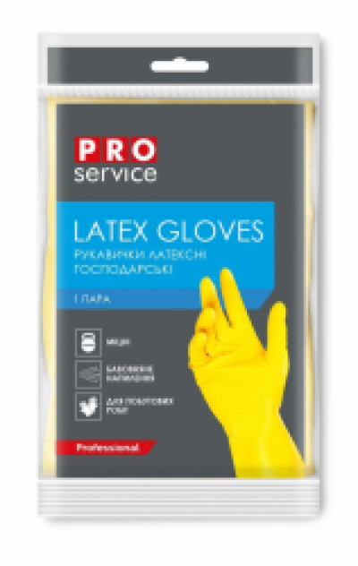 Рукавиці резинові, латексні