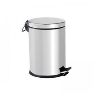 Відро з нержавіючої сталі з педаллю, 30 л, глянець 0111