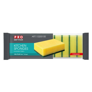 Кухонні губки PRO service Standard жовті, 10 шт.