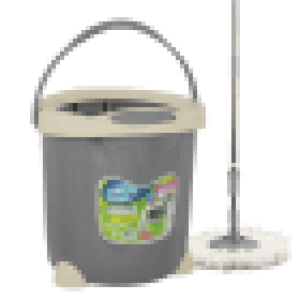 Набір для прибирання PLANET SPIN MOP JOKER 15 л сірий з червоним