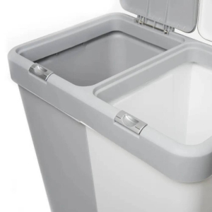 Кошик для білизни подвійний 40+40 л MT-09