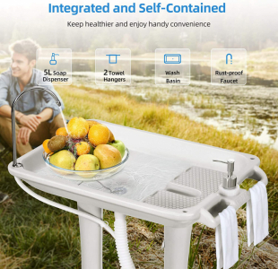 Комплект для кемпинга: биотуалет и переносной умывальник 1020T + CHH-7702