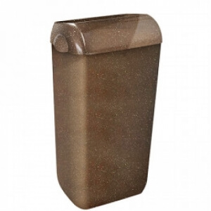 Урна для мусора 23л WOOD с крышкой и держателем пакета для мусора