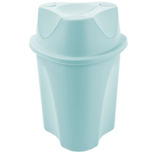 Відро для сміття PLANET TWIST 9 л сіро-блакитне