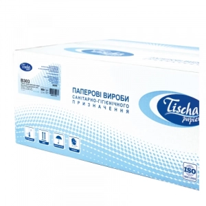 Туалетний папір листовий макулатурний сірий