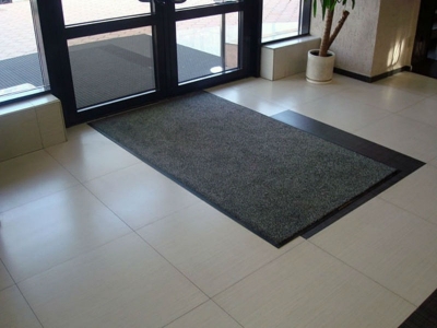 Килимок придверний Лейла 120*180 сірий