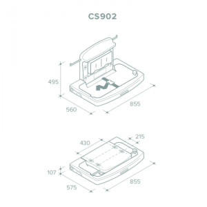 Сповивальний настінний столик CS902