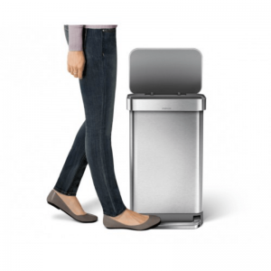 Ведро с педалью 55л FPP с карманом для мешков CW2023