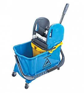 Прибиральне відро на колесах з віджимом HTS731