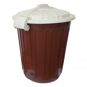 Бак для мусора IRAK PLASTIK LUXURY 73 л