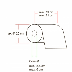 Полуавтоматический диспенсер бумажных полотенец K8