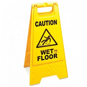 Табличка предупреждающая “ВНИМАНИЕ! МОКРЫЙ ПОЛ”