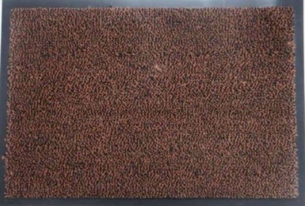 Поліпропіленовий брудозахисний килимок 60*90 коричневий серії Ламбет