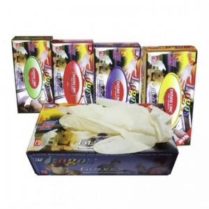 Рукавички латексні 100шт, LOGOS GLOVES