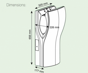 Сушарка для рук M14AB