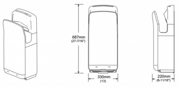 Сушилка для рук 828 SAT