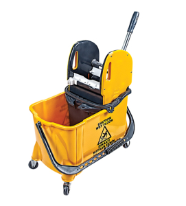 Прибиральне відро на колесах з віджимом HTS731