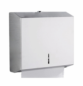 Держатель полотенец бумажных в пачке V-складка глянец, нерж. сталь. ZG-622C