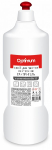OPTIMUM Засіб для миття та дезинфекції сантехніки "Сантрі-гель", Лимон, 1л. 25472810