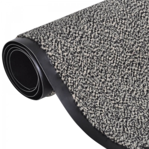 Полипропиленовый грязезащитный коврик 90*150 серый серии Ламбет