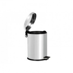 Відро з нержавіючої сталі з педаллю, 16 л, матове 0106S