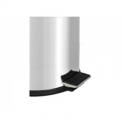 Відро з нержавіючої сталі з педаллю, 12 л, матове 0105S