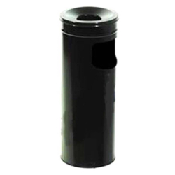 Урна-пепельница, металл окрашенный, 27 л, черная, 0282B