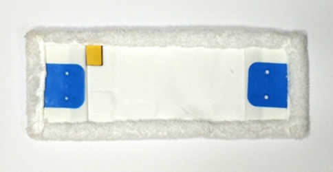 Моп (вкладыш) с карманами, отворотами из микрофибры, 40 см. MB057-WP