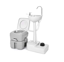 Комплект для кемпинга: биотуалет и переносной умывальник 1020T + CHH-7701