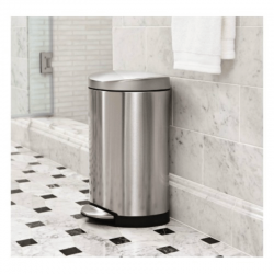 Урна з педаллю напівкругла 10л FPP Delux CW1833