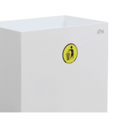 Урна для сміття 60л S-LINE M160White