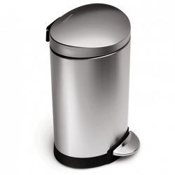 Відро з педаллю 6л напівкругле FPP CW1834CB