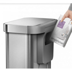 Ведро с педалью 45л FPP с карманом для мешков  CW2024