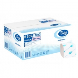 Туалетний папір листовий целюлозна біла B305
