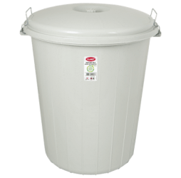 Бак для мусора  PLANET №4 70 л серый