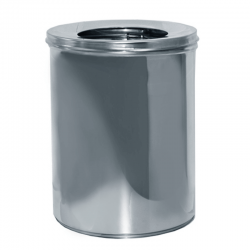 Урна для сміття 11л R-LINE з кришкою і держателем мішка M811S