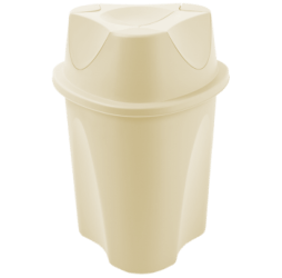Відро для сміття PLANET TWIST 9 л крем