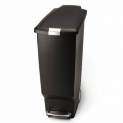 Урна з педаллю 40л SLIM чорна CW1361