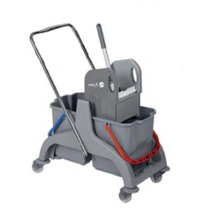 Тележка для уборки  2 ведра 18 л.Bayersan B002