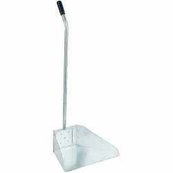 Совок с длинной ручкой, стальной, оцинкованный