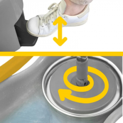 Комплект швабра + відро з віджимом Espresso360