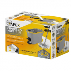 Комплект швабра + відро з віджимом Espresso360