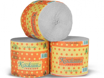 Туалетний папір сірий одношаровий без гільзи К45