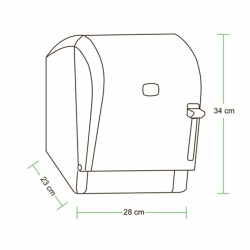 Полуавтоматический диспенсер бумажных полотенец K8