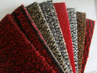 Полипропиленовый грязезащитный коврик 90*150 серый серии Ламбет