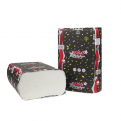 Рушники паперові листові Z-типу двошарові білі ТМ "Mildi"