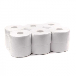 Туалетний папір джамбо біла 2-куля 80 м. ТБ-80ЛАМ