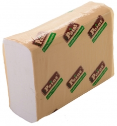 Бумажные полотенца листовые, белые, Z-укладка, 2 слоя,  ZS-200