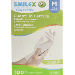 Рукавички латексні 100шт. Skin Protek GU100M